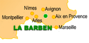 Situation geographique du zoo de la Barben