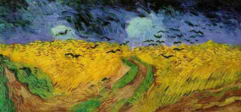 Champ de blé aux corbeaux - Van Gogh - 1890