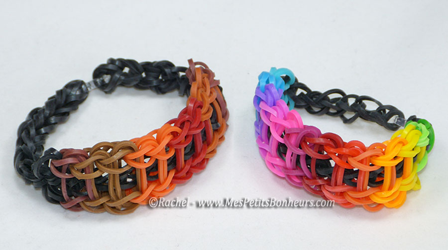 bracelets arc en ciell rainbow lomm fille ou garçon