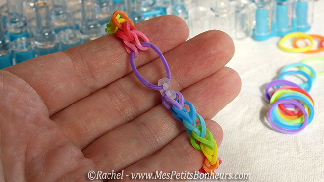 fermoir rainbow loom pour bracelet elastiques