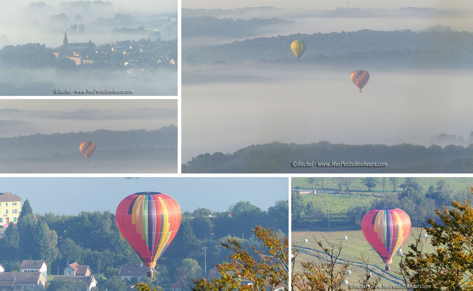 Ballons du Territoires 2014 photos montgolfieres depuis mont salbert