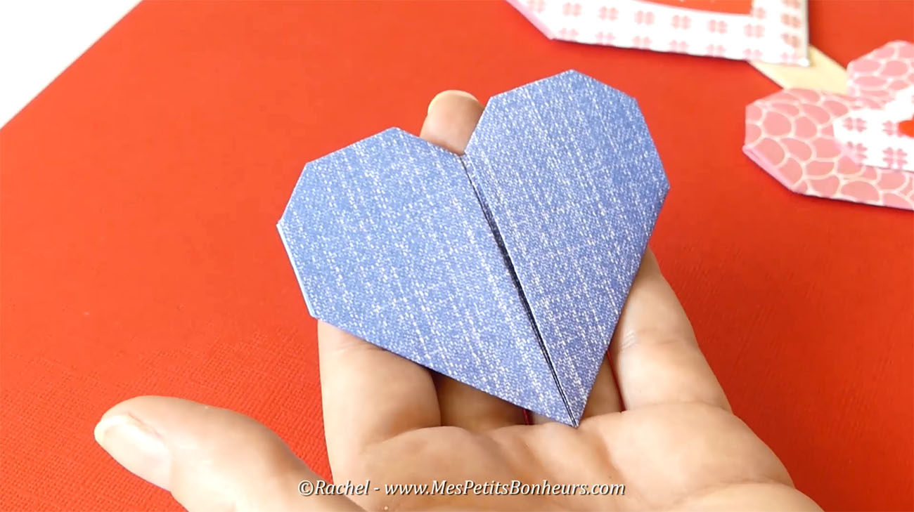 coeur origami heart