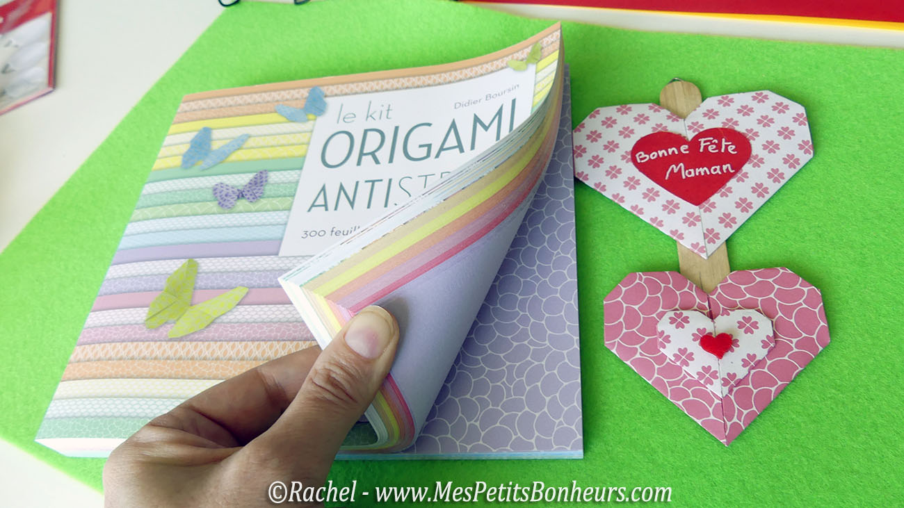livre kit origami antistress