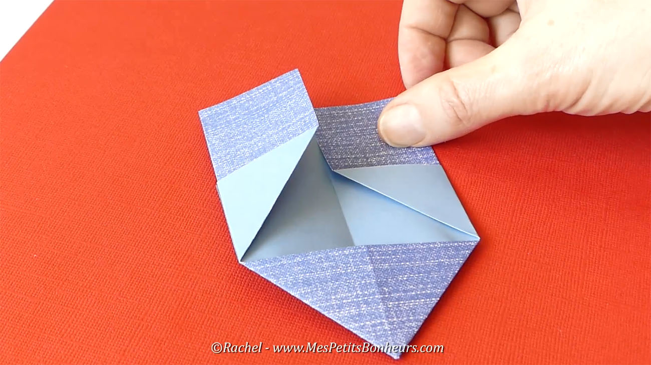 pliage coeur origami