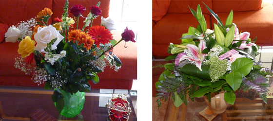 bouquets d'anniversaire