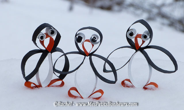 copains pingouins dans la neige franc comtoise