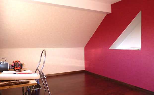 Bricolage et déco fille pour chambre ado aux couleurs rouge et blanc Les couleurs qui mètres dans une chambre sur les quatre murs