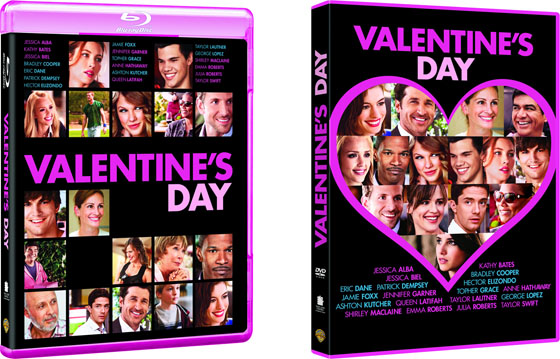valentine's day blue ray et dvd