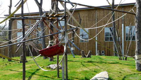 Installations extérieures des orangs-outans - Amnéville 2008