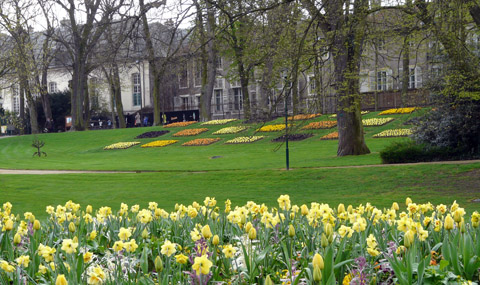 Parc de la Pépinière - Nancy - Massifs de fleurs