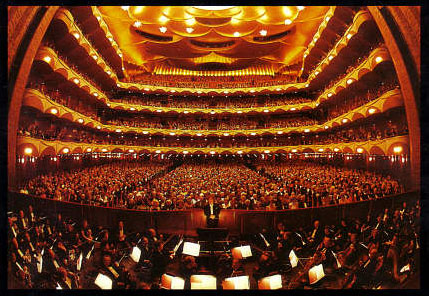 salle du Metropolitan Opera à New York