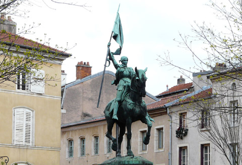 Statue de Jeanne d\'Arc - Nancy