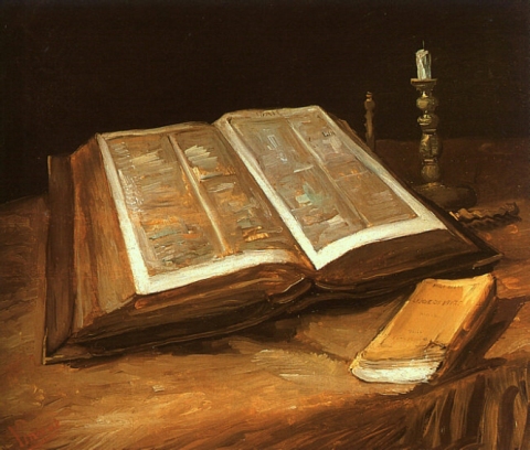 Nature morte avec bible - Van Gogh - 1885