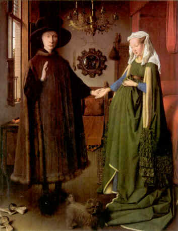 Tableau de Van Eyck - Les Epoux Arnolfini