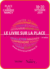 affiche-livre sur la place nancy 2009