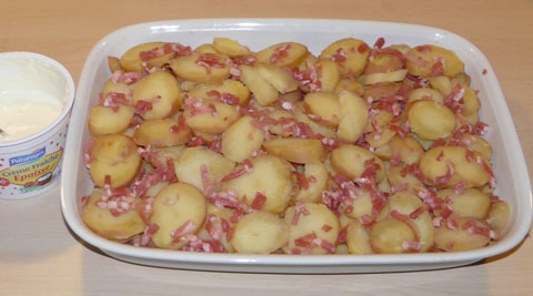 plat pommes de terre et lardons