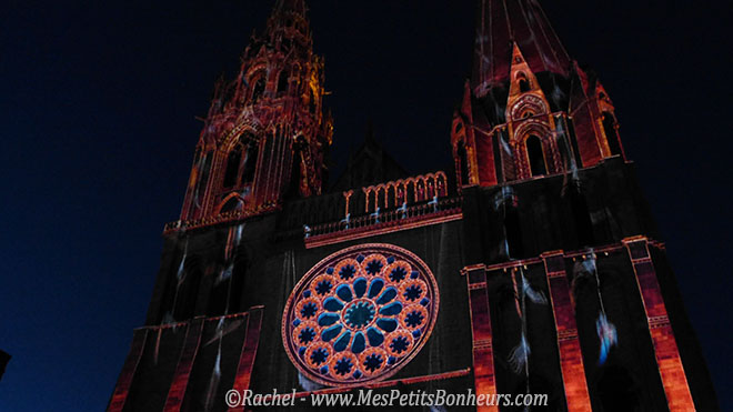 Chartres en Lumières construction de la Cathédrale