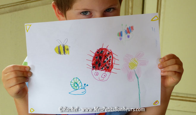 insectes dessinés par enfant de 5 ans