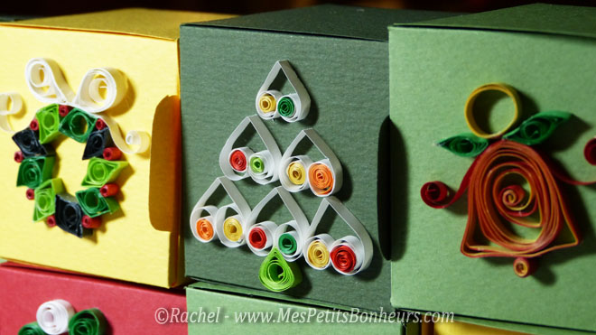 sapin coeurs quilling