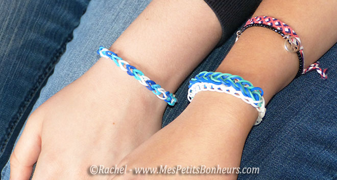 bracelets élastiques jeans