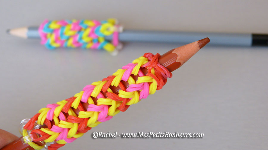 grips crayons en élastiques rainbow loom