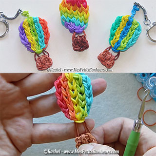 hot air balloon rainbow loom