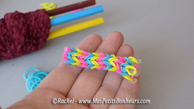 tube bracelet elastiques rainbow loom sans machine