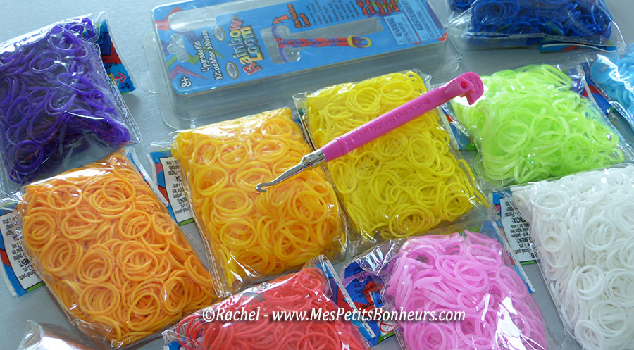 crochet et elastiques rainbow loom