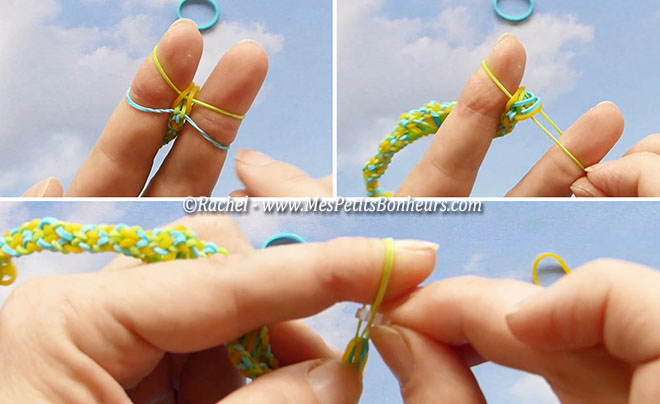 Bracelets brésiliens en élastiques – Tressage à faire avec les doigts