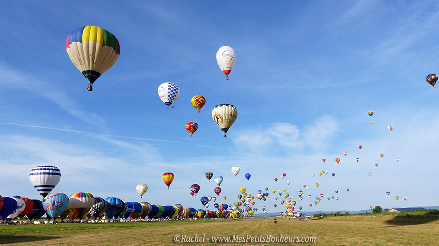 record du monde decollage ligne montgolfières chambley 2015