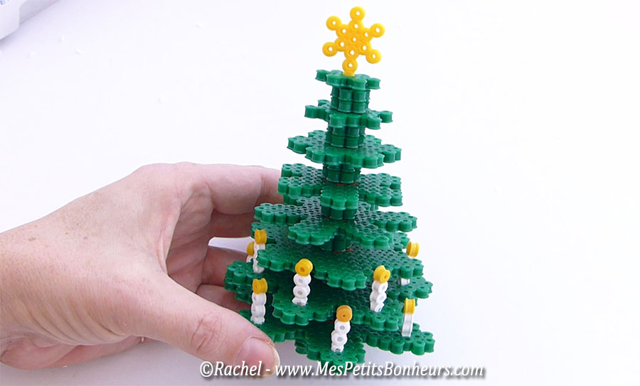 sapin 3d bricolage perles a repasser