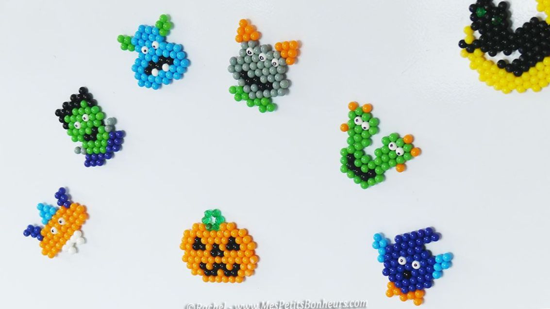 Bricolage Halloween: Monstres en perles Aquabeads