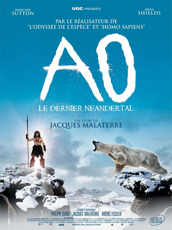 ao, le dernier neanderthal - affiche