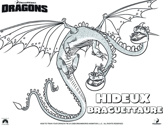 dragon hideux