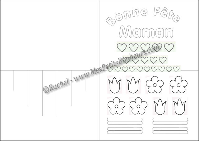 Carte Pop Up Pour La Fete Des Meres Decoupage Collage A Imprimer Carte Pop Up Pour La Fete Des Meres Decoupage Collage A Imprimer